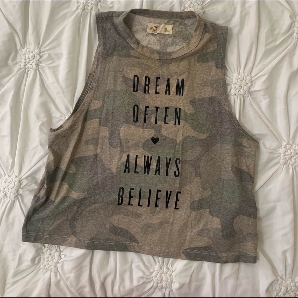Camo Hollister Tank Top